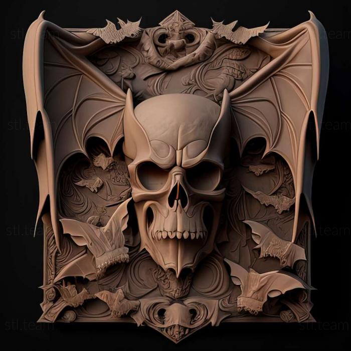 3D модель Слава грі King Deathbat (STL)